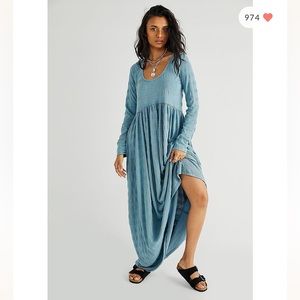 Free People Colette cozy knit maxi dress